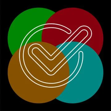 Check vector icon Stock-Illustration