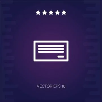 Check vector icon Stock Illustration