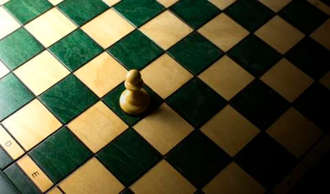 Check who is lost in the empty board Stock Photos