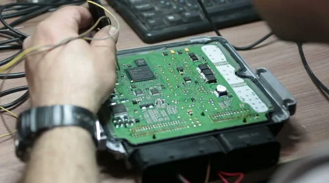 Check wiring board Video stock 56179468