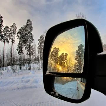 Check your mirrors Stock Photos