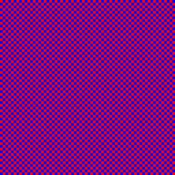 Checkboard Pattern with red and blue colors  in gird 64 and 4096 small squa.. 库存插图