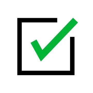 Checkbox. Choice box. Task icon. Vector. Stock Illustration