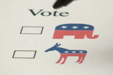 Checkbox DONKEY - NTSC Stock Footage 684336