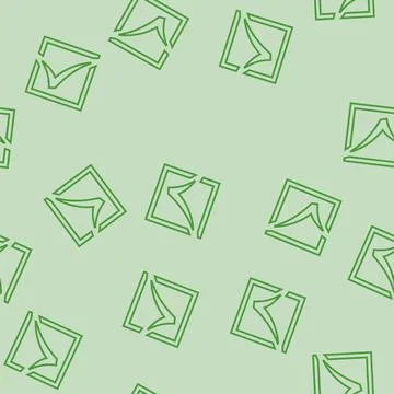 Checkbox mark line seamless pattern 스톡 일러스트