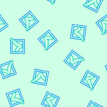 Checkbox mark vector seamless pattern イラスト素材