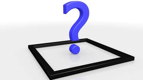 Checkbox with a Question Mark Stock Footage 76263978