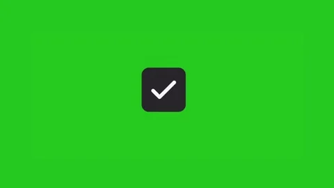 Checkbox Selection Icon Motion Graphics Animation 4K Stock Footage 337406036