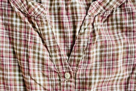 Checked blouse Stock Photos