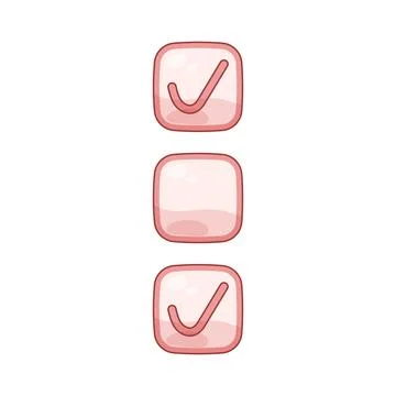 Checked box Stock Illustration