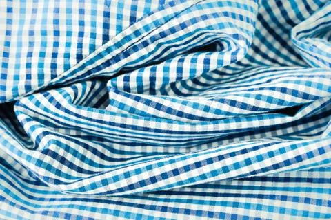 Checked cotton Foto stock