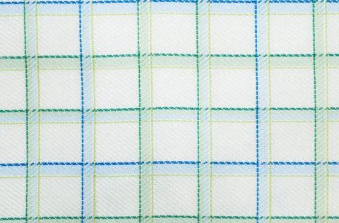 Checked fabric pattern close up Close up seamless checked green and yellow... 스톡 사진