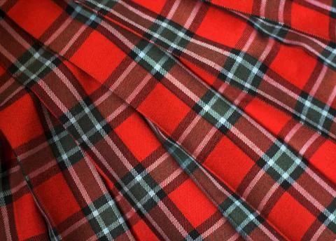 Checked fabric Stock Photos