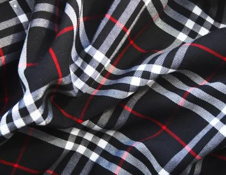 Checked fabric Stock Photos