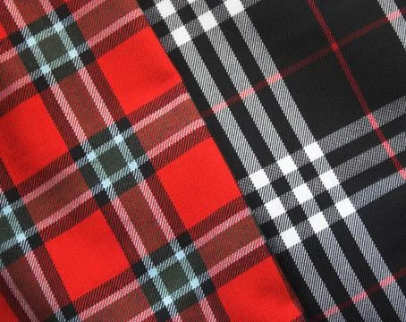 Checked fabric Stock Photos