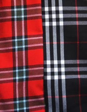 Checked fabric Stock Photos
