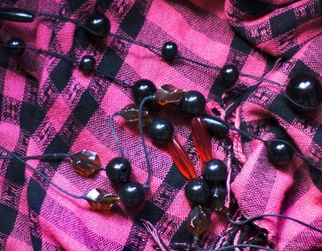 Checked fabric Stock Photos