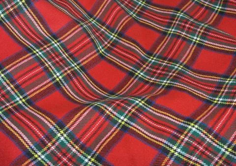 Checked fabric. Stock Photos