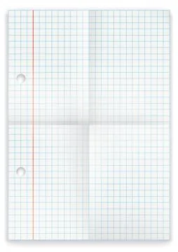 Checked Folded Paper Stock Illustration