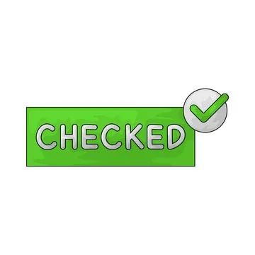 Checked illustration Stock Illustration
