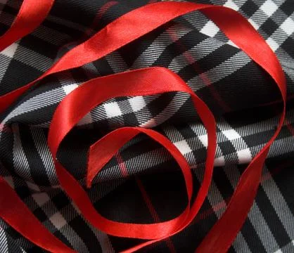 Checked material Stock Photos