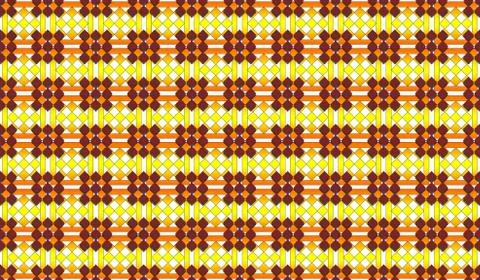 Checked pattern or design for textile and tiles Illustrazione stock
