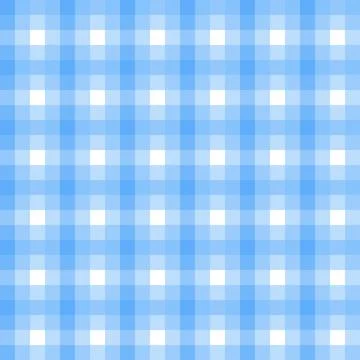 Checked plaid seamless pattern stripes sweet blue vector Stock Illustration