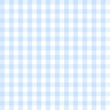 Checked seamless pattern baby blue vector Stock Illustration