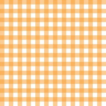 Checked seamless pattern orange vector Stock Illustration