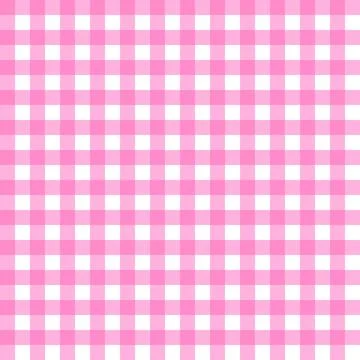 Checked seamless pattern pink sweet vector Stock Illustration