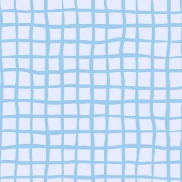 Checked, square, plaid vector seamless pattern. Vertical and horizontal hand イラスト素材