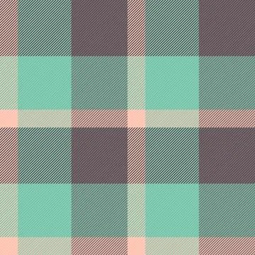 Checked texture fabric seamless, tough pattern check background. Tweed vect.. Stock Illustration