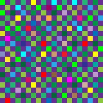 Checker chess square multicolored abstract background Stock Illustration