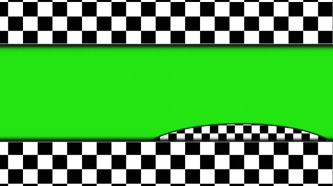 Open (Checkered, White & Checkered) Message Flag