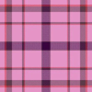 Checker fabric background textile, strong seamless texture tartan. Setting .. Stock Illustration