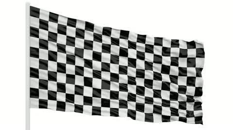 Checker flag Stock Footage 16351431