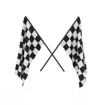 Checker flags Stock Illustration