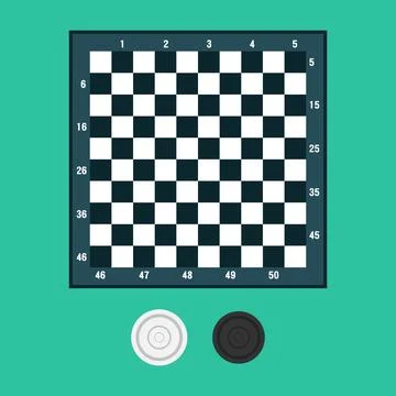 Checker Game Pack Stock Illustration