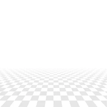 Checker perspective grid Stock Illustration
