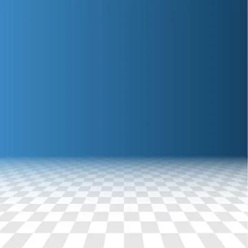 Checker perspective grid Stock Illustration