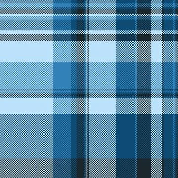 Checker plaid fabric vector, sofa pattern check textile. Scratched seamless.. 스톡 일러스트