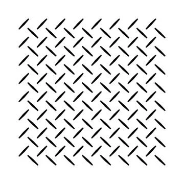 Checker Plate Pattern Vector Stock Illustration