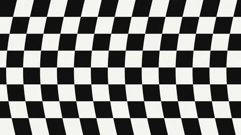 Checkerboard black white squares pattern graphic design Stock Illustration