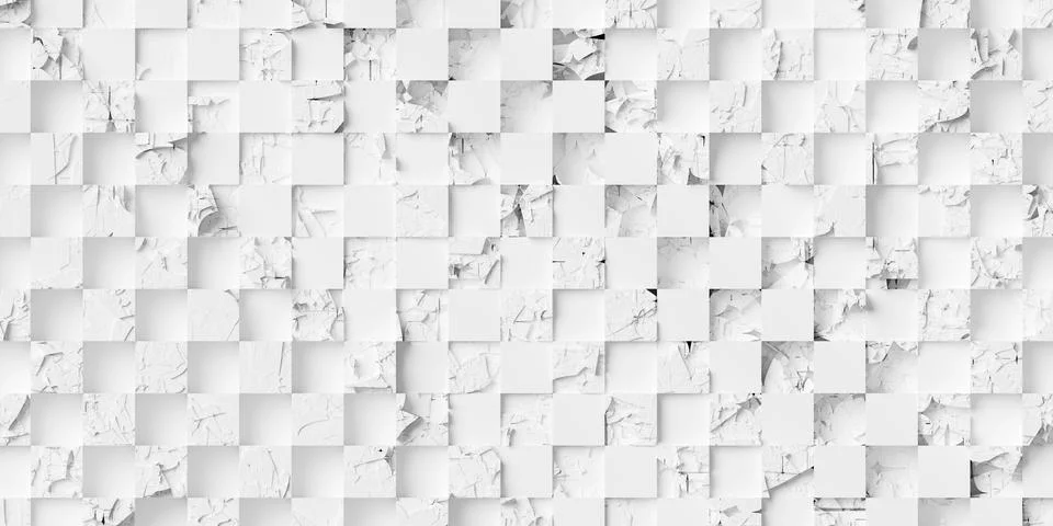 Checkerboard boxes with organic structure overlay pattern geometry backgrou.. Stock Illustration