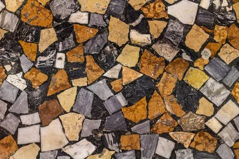 Checkerboard Floor with Patchwork Texture A beautiful and unique photo of ... Stock-Fotos