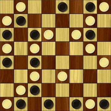 Checkerboard generated seamless texture Stock Illustration