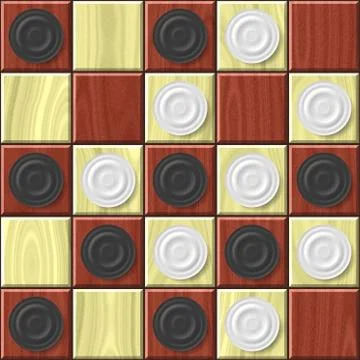 Checkerboard generated seamless texture Stock Illustration