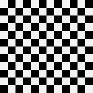 Checkerboard grid pattern of alternating squares Stock Illustration