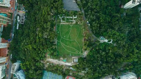 Checkerboard Hill 库存照片