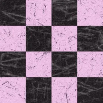 Checkerboard marble texture Stock Illustration